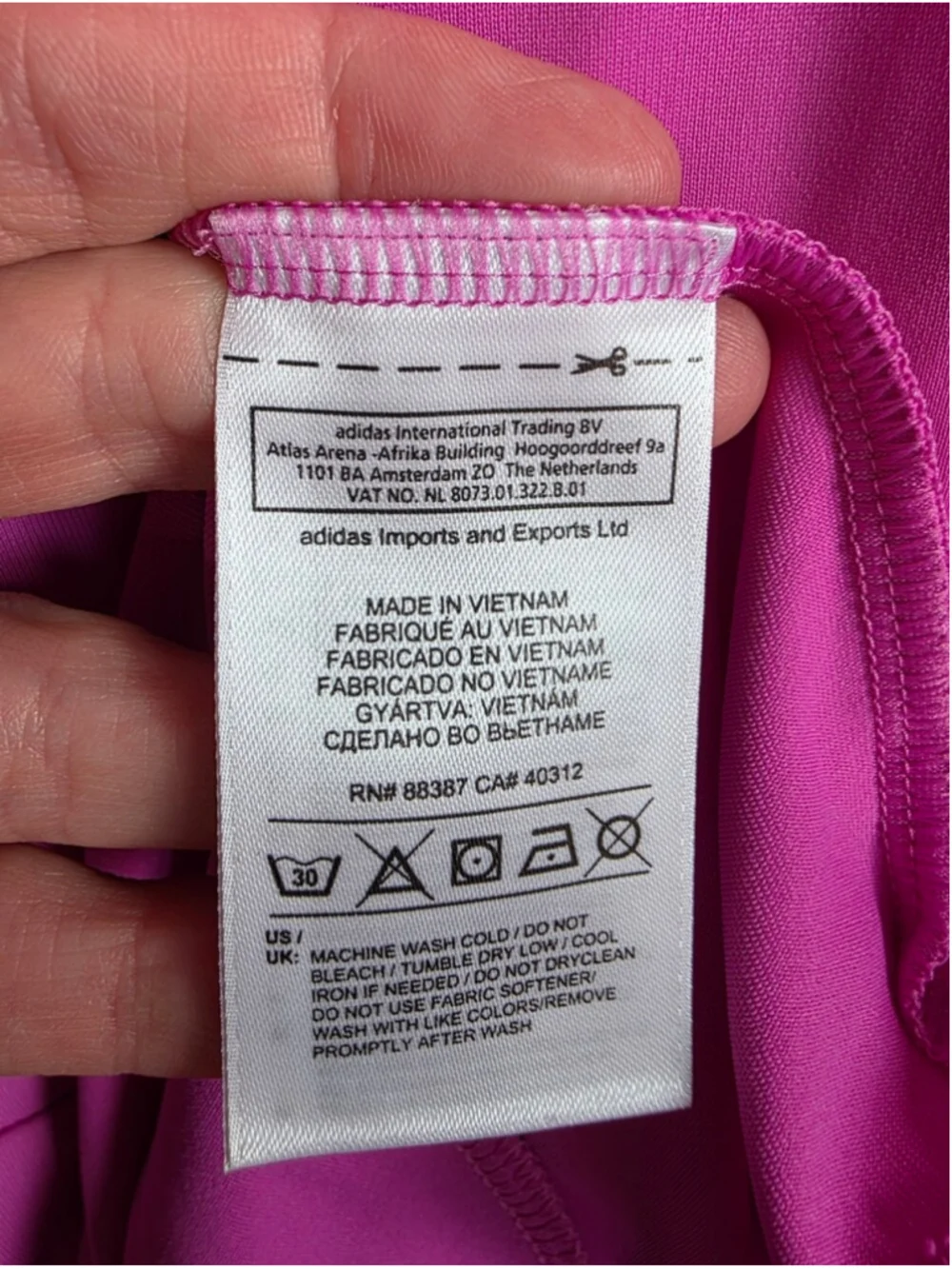 Adidas Golf Pink Zip Front Athletic Dress Womens Size 4 Sleeveless Performance - Picture 6 of 8
